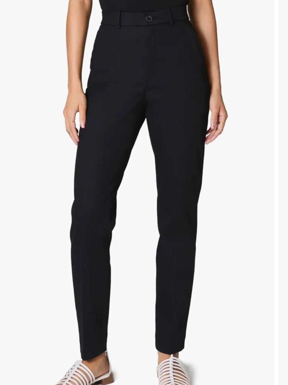 SPANX High-Waist Tailored Ankle Pants - Black size XL